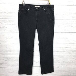 Levi's 505 Women's Faded Black Jeans Straight Leg size 14 length 29"